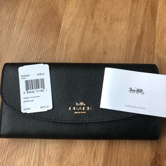 Coach slim envelope wallet - Picture 5 of 8